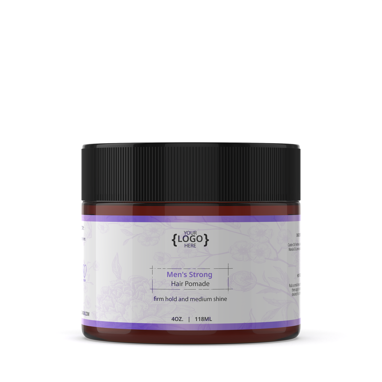 Men's Strong Hair Pomade - 4 oz