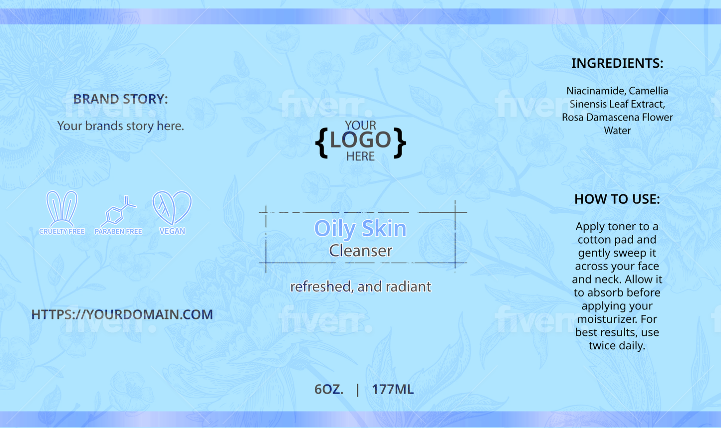 Oily Skin Cleanser - 6 oz