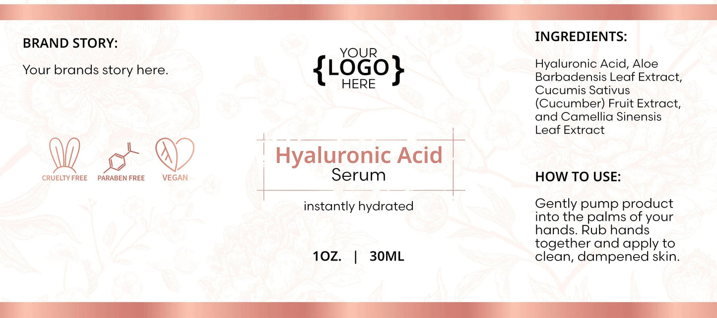 Hyaluronic Acid Serum - 1 oz