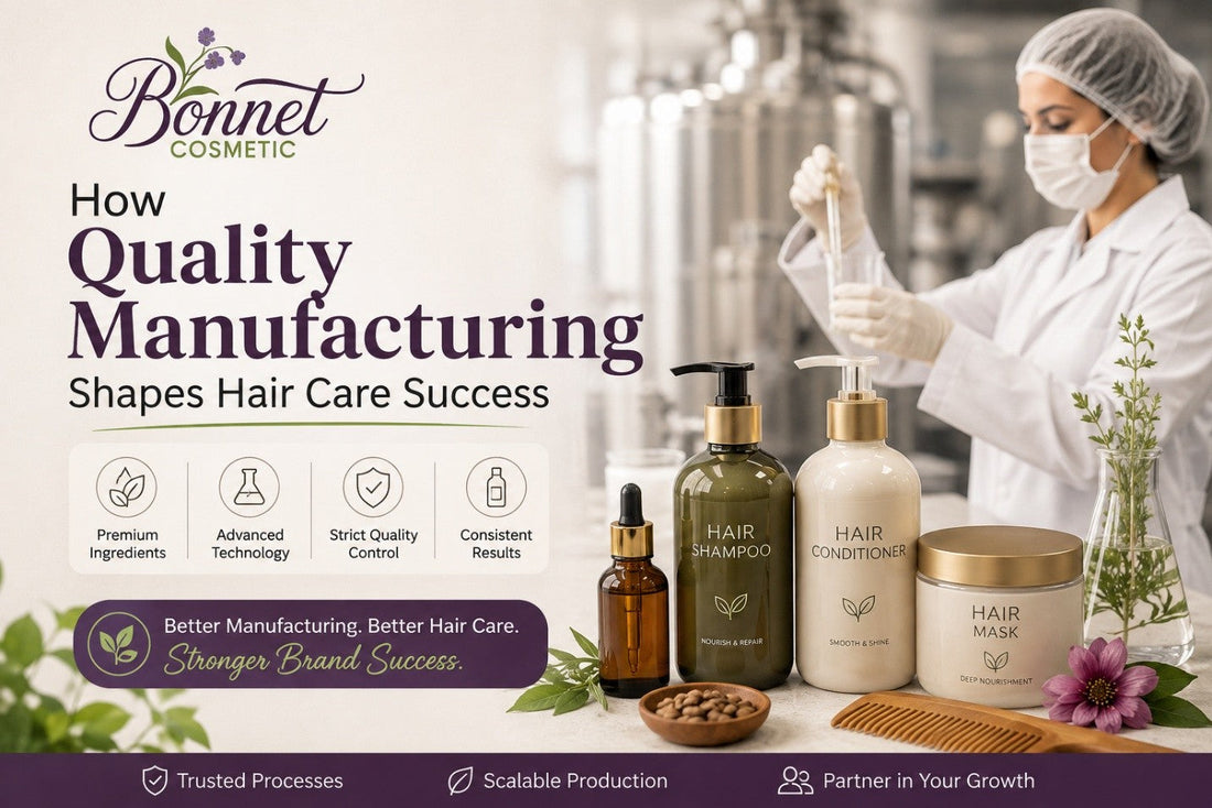 How Quality Manufacturing Shapes Hair Care Success