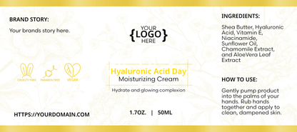 Hyaluronic Acid Day Moisturizing Cream - 1.7 oz
