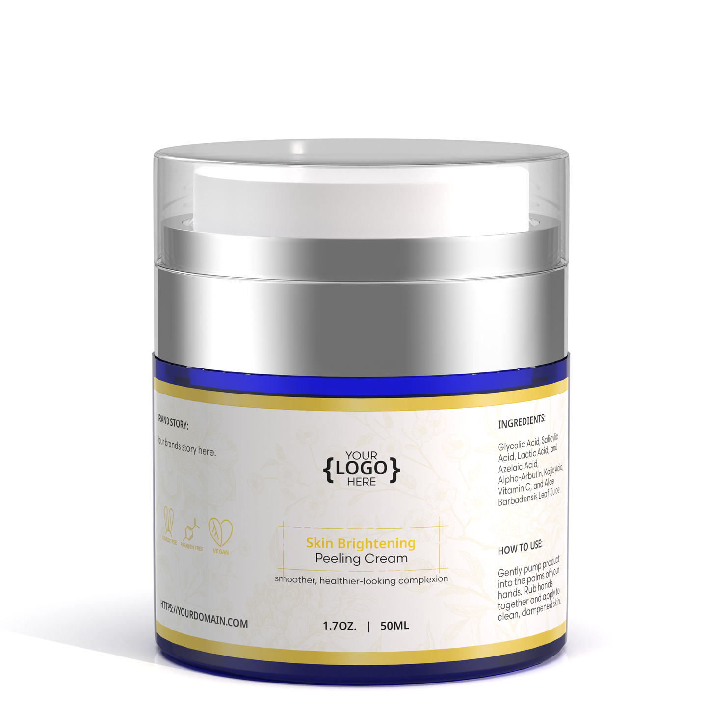 Skin Brightening Peeling Cream - 1.7oz