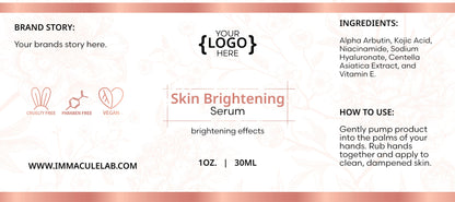 Skin Brightening Serum - 1 oz